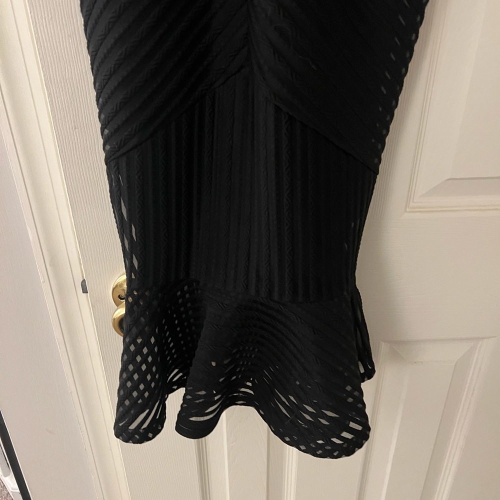 Lulus black midi dress